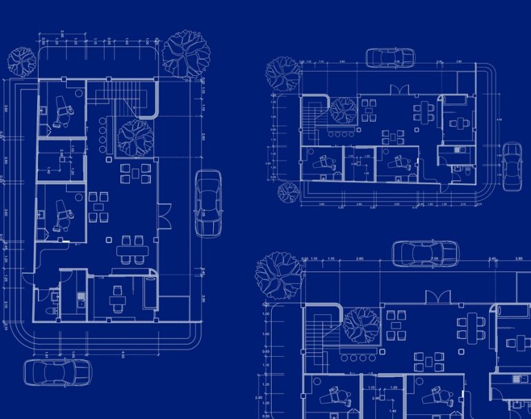 Floor,Plan,Designed,Building,On,The,Drawing.